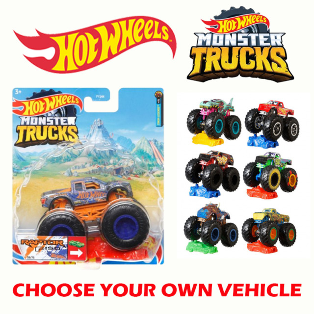 Preços baixos em Em metal fundido Escala 1:64 Hot Wheels Racing Monster  Trucks