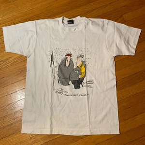 The WILD SIDE Vintage Size L Screen Stars Tag Golf Dad Humor T Shirt 1988 80’s - Picture 1 of 7