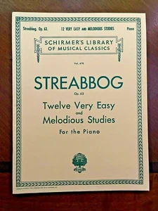 Streabbog-12 Very Easy & Melodious Studies for the Piano-Volume 478-Opus 63 - Picture 1 of 3