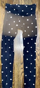 justice girls size 10 black and white polkadot and cat print - Picture 1 of 3