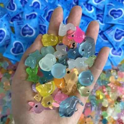 10-200Pcs Blind Bags Mini Luminous Animal Miniature Resin Model Surprise Mystery - Image 1 of 4