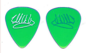 Eddie Van Halen Signature Single-Sided Clear Green Guitar Pick - 2004 Tour