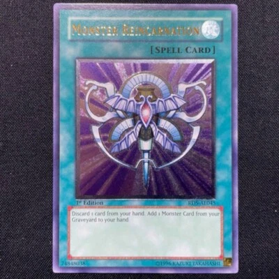 Yu-Gi-Oh! Monster Reincarnation RDS-AE045 1st Edition Ultimate Asian English EX - Image 1 of 4
