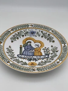 10” HABAN Pottery Faience/Maiolica/Majolica Plate/Bowl-Hungary/Serbia/Slovakia - Picture 1 of 8