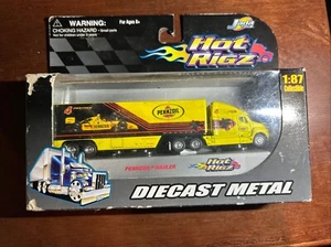 Pennzoil - Remolque tractor Hot Rigz Jada Toys 1:87 nuevo en caja raro - Imagen 1 de 5