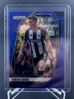 2024-25 Panini Prizm FOTL Premier League Fabian Schar Blue Shimmer 07/08 SP SSP  - Image 1 of 2