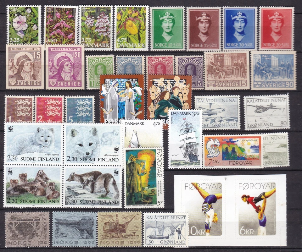 CONMEMORATIVOS ESCANDANAVIA MNH Foto 1 de 1