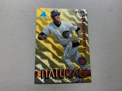 Tarjeta de béisbol Ryne Sandberg 1994 Pinnacle The Naturals Chicago Cubs #14 Foto 1 de 2