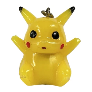 Vintage 1999 TOMY Pikachu Pokemon Light Up Keychain 1.5" Nintendo - Non Working - Picture 1 of 6