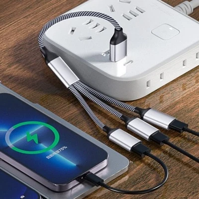 Type C to USB, USB C Male OTG A Female Data Connector Converter Cable Adapter - Image 1 of 4