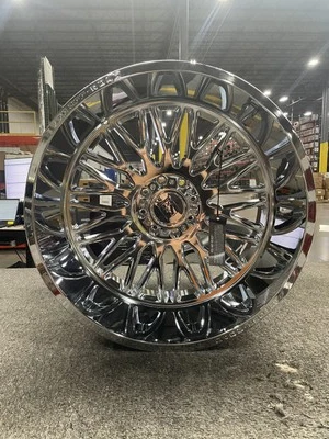 Blemished Single 26x14 Chrome Wheel Axe Offroad Kratos 8x6.5  -76 - Image 1 of 2