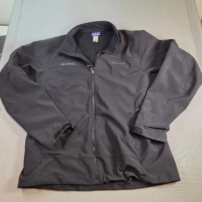 Patagonia Jack Daniels Men’s XL Black Softshell Jacket Polartec Windbloc - Image 1 of 4