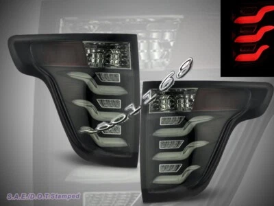 2011-2015 Ford Explorer PRO-Series LED Tail Lights Jet Black - Image 1 of 4