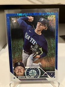 2023 Topps Update Blue Foil RC /999 Bryce Miller Seattle Mariners US178