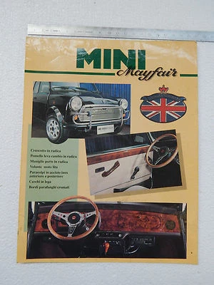 DEPLIANT MONOPAGINA MINI MAYFAIR SERIE SPECIALE RADICA BROCHURE PROSPEKT  - Immagine 1 di 3