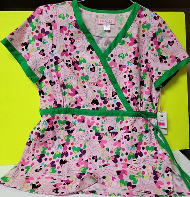 Nuevo con etiquetas Blusa Médica Koi Uniforme de Enfermera Hospital Rosa Talla S Foto 1 de 4