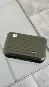 MINT! Rimowa First Class Hard-Shell Amenity Kit mini Pouch - Dark Green - Picture 1 of 15