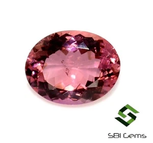 Certified Natural Pink Tourmaline Oval Cut 13x9 mm Best Quality Loose Gemstone - Picture 1 of 12