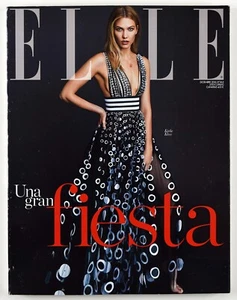 ELLE Spain Magazine No.363 December 2016 - KARLIE KLOSS, ELIZABETH HURLEY - Picture 1 of 5