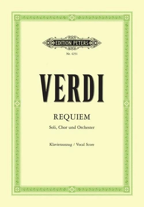 Requiem (Vocal Score) Choir - Image 1 of 1
