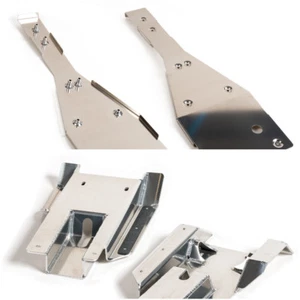 XFR Full Chassis Glide & Swing Arm Skid Plate Gaurd Combo Yamaha Raptor 660 660R - Picture 1 of 4