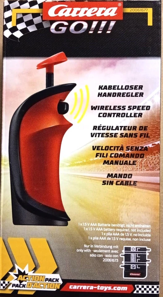 Carrera 20061677 Gleis & Zubehör 1:43 GO!!! WIRELESS Handregler solo - Bild 1 von 1