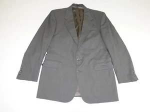 Tom James Men's Suit Jacket Size 40 Long Olive Green 40L 100% Wool Blazer Coat - Picture 1 of 6
