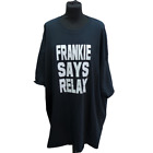 Gildan Mens Black Frankie Says Relax T-Shirt 4XL