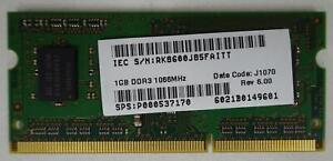 Toshiba Laptop Memory Card 1GB DDR3 From Satellite C655 1066MHz
