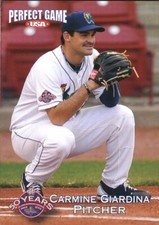 2012 Team Issue Cedar Rapids Kernels CARMINE GIARDINA RC ANGELS RED SOX PIRATES