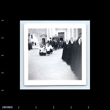 Vintage Square Photo RELIGIOUS SCENE ALTER BOYS HORSE AND CARRIAGE
