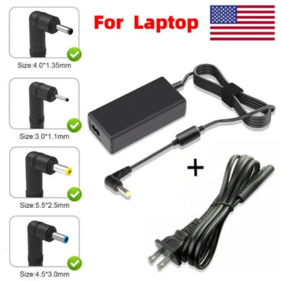65W 45W Power Adapter Charger For HP Acer Asus Getac PC Laptop JBL Speaker &Cord - Image 1 of 2