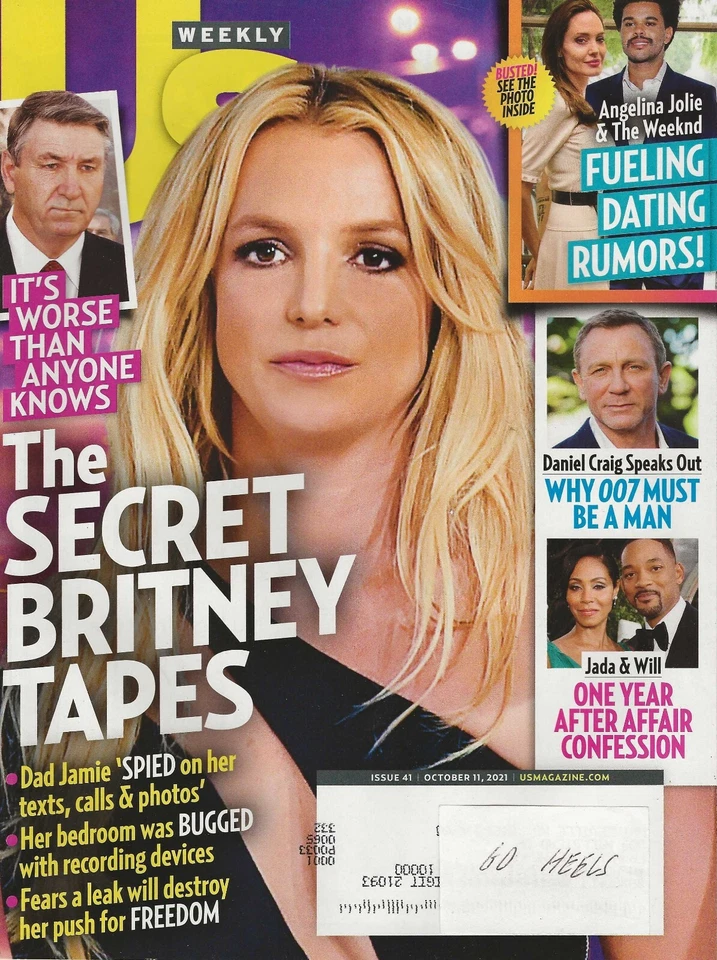October 11, 2021 US WEEKLY Magazine BRITNEY SPEARS The Secret Tapes HTF Rare - Image 1 of 1