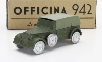 MODELLINO AUTO STATICO OFFICINA 942 BIANCHI VM 6C CABRIO CLOSED 1939 VERDE 1/76 - Immagine 1 di 4