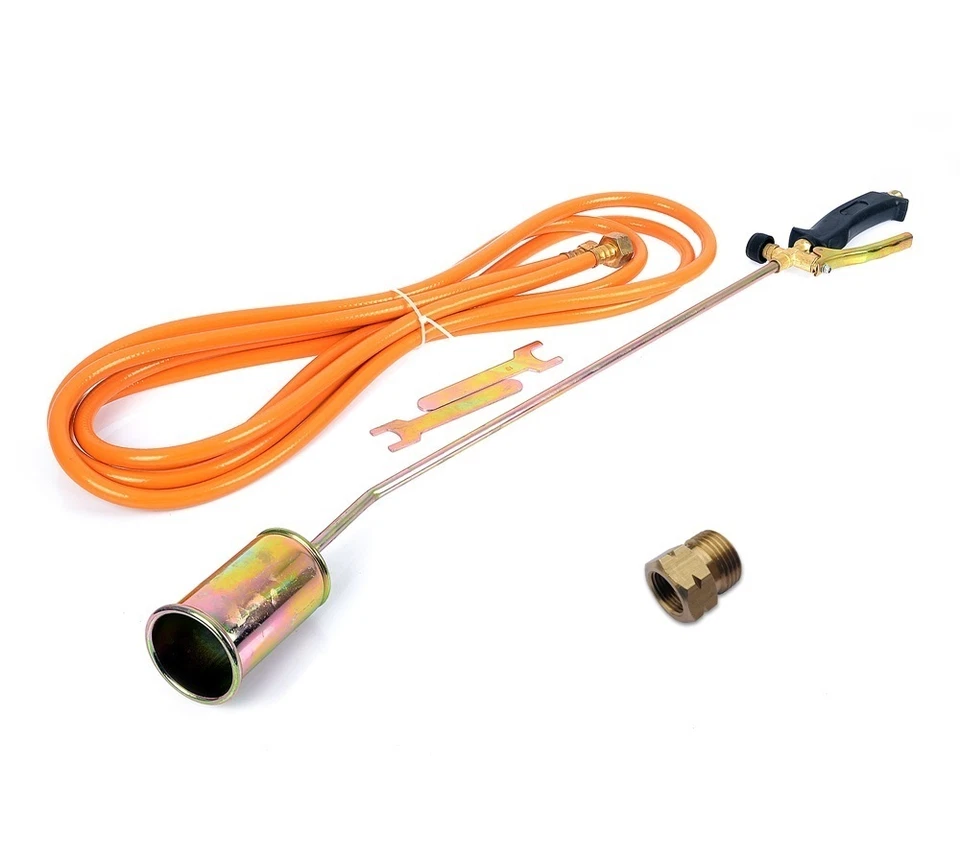 Dachbrenner Gasbrenner Abflammgerät Brenner 850mm + Adapter Unkrautvernichter - Bild 1 von 1