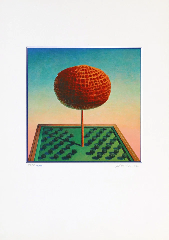 Rudolf HAUSNER, Adams Lebensbaum - Siebdruck in Farbe - Bild 1 von 1