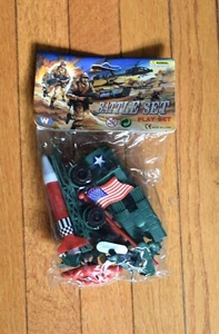 "Par De Bolsas De Colección De Verde 2"" Ejército Hombres Batalla Set por W Nuevo" - Imagen 1 de 2