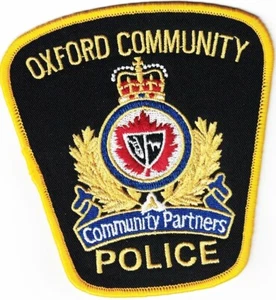 Oxford Community Police Ontario Canada Polizei Patch Kanada - Bild 1 von 1