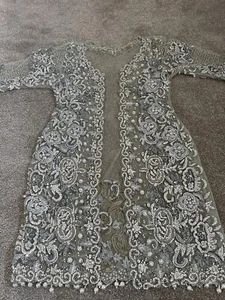 Green Mint Asian Pakistani Indian Party Wedding Wear - Picture 1 of 20