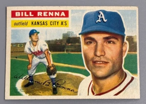 1956 Topps #82 Bill Renna gray back - VG/EX - Picture 1 of 2