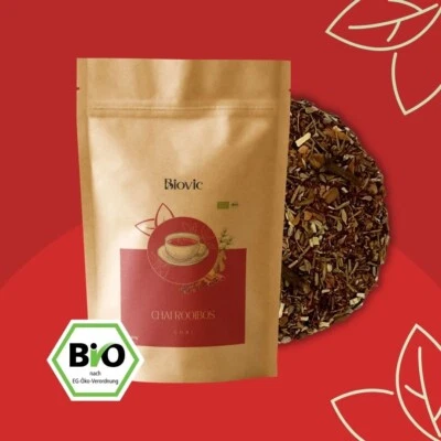 Chai Rooibos BIO Tee – Zimt & Ingwer, Koffeinfrei - Bild 1 von 4