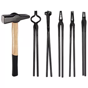 Juego de pinzas para hacer cuchillos herrero y herramientas de forja de 1,0 kg martilleo para herreros - Imagen 1 de 13