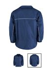 i5 Big & Tall Windbreaker Manistique Uniform Rain Jacket Mesh Lined Blue Shirt