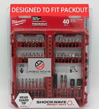 Milwaukee Shockwave Impact Duty 40 Piece Driver Bit Set Fits PACKOUT 48-32-4022