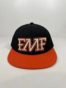 FMF Racing snapback cap hat adult adjustable one size fits most black orange - Picture 1 of 10