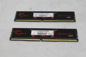 A Pair of G.Skill Aegis 16GB (2x8GB) Kit DDR4 3000MHz Ram F4-3000C16D-16GISB - Picture 1 of 2