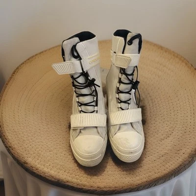 Botas Converse CTAS GR82 XX-Tacón Alto Plataforma Blancas Para Mujer Talla 6 (se adapta a 6.5–7) Foto 1 de 4
