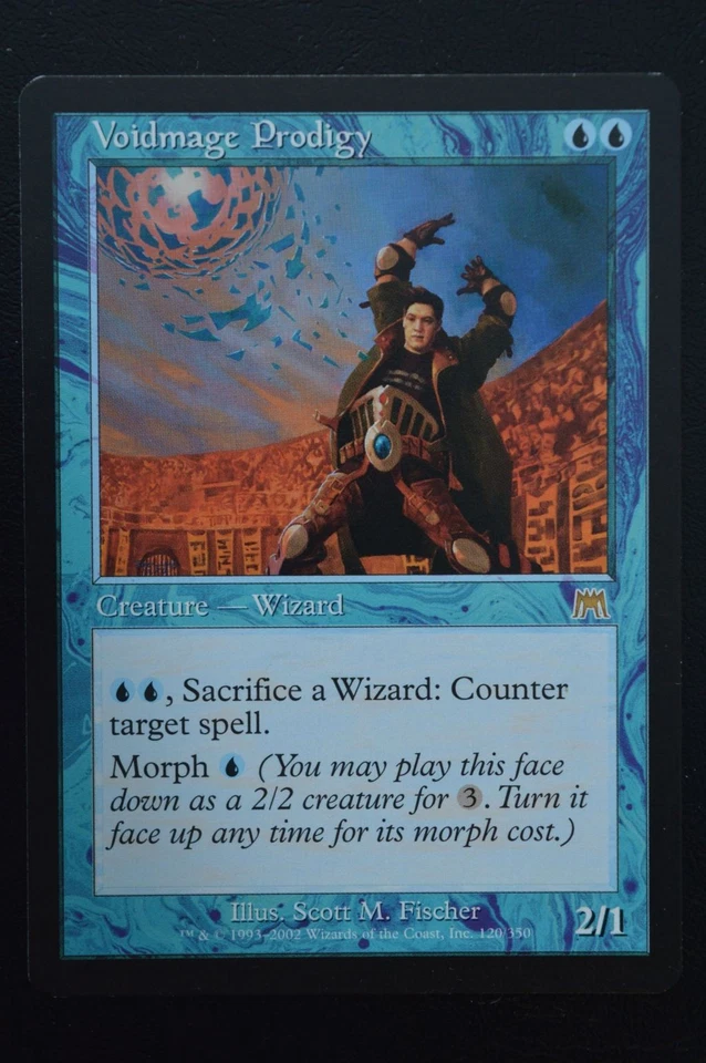 Magic The Gathering MTG VOIDMAGE PRODIGY Onslaught LP Lightly Played - Image 1 of 2