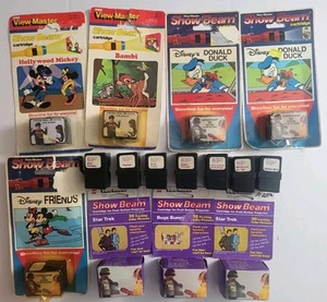 (15) View Master Show Beam Cartridge Hollywood Mickey New/Used Lot - Picture 1 of 8