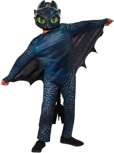 Kids Toothless Costume How To Train Your Dragon Official Fancy Dress + Mask - Picture 1 of 4
